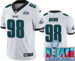 Men & Women & Youth Philadelphia Eagles #98 Robert Quinn Limited White Super Bowl LVII Vapor Jersey,We sell and wholesale Men & Women & Youth Philadelphia Eagles #98 Robert Quinn Limited White Super Bowl LVII Vapor Jersey on line form chian!